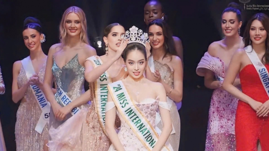 Vietnamese contestant Thanh Thuy crowned Miss International 2024 in Japan